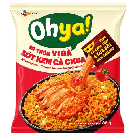 Mì Trộn Vị Gà Xốt Kem Cà Chua (88G * 30 Gói)