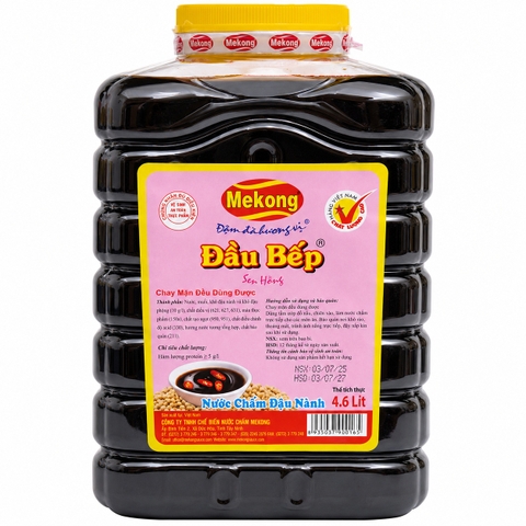 Nước Chấm Đậu Nành Đầu Bếp Sen Hồng (4.6L * 4 Chai)