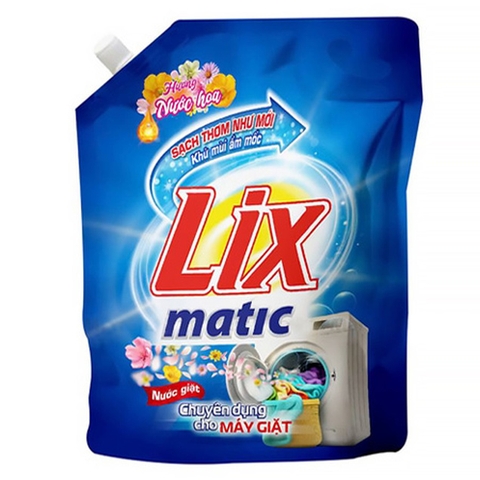 Nước Giặt Lix Matic Hương Nước Hoa (3,2Kg*4 Túi)
