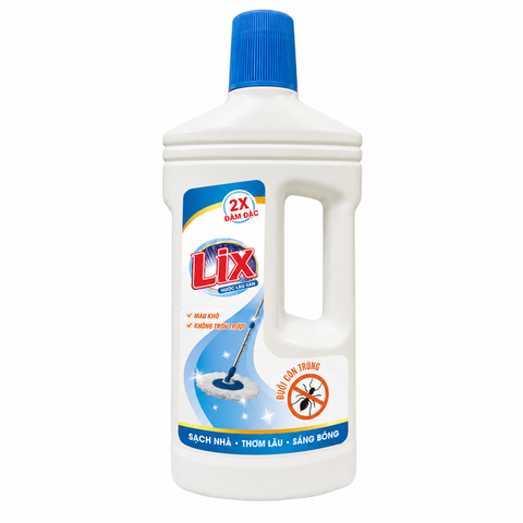 Nước lau sàn Lix Đuổi Côn Trùng (1L*12 Chai)