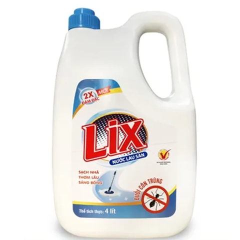 Nước Lau Sàn Lix Đuổi Côn Trùng (3,6L*4Can)