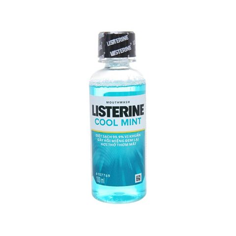 Nước Súc Miệng Listerine Cool Mint (100ML*24 chai)
