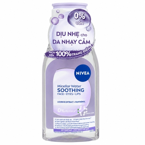 Nước Tẩy Trang Soothing Da Nhạy Cảm (125Ml*24 chai)