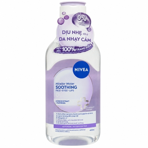 Nước Tẩy Trang Soothing Da Nhạy Cảm (400Ml*6 chai)
