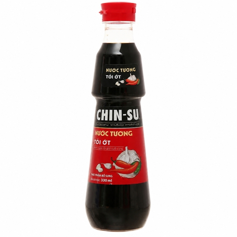 Nước Tương Chin-Su Tỏi Ớt (330Ml*24 Chai)