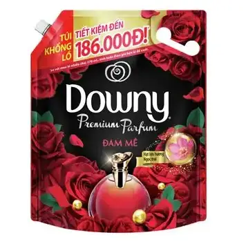 Nước Xả Vải Đậm Đặc Downy Hương Nắng Mai dạng túi  ( 3L*4 túi)