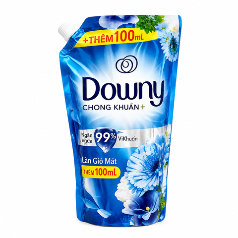 Nước Xả Vải Downy Làn Gió Mát Dạng Túi (1.6L*9 Túi)
