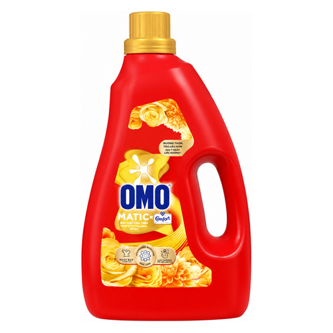 OMO Nước Giặt Máy Giặt Cửa Trên Tinh Dầu Nước Hoa Tinh Tế (2.6KG * 4 Chai)