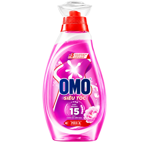 Omo Nước Giặt Siêu Tốc Lưu Hương Tươi Mới (1.2KG * 9 Chai)