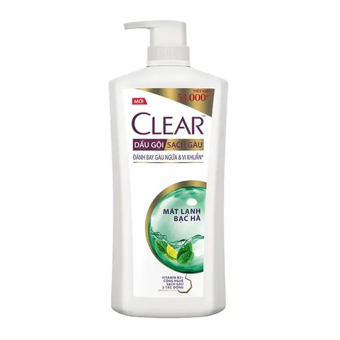 Clear Dầu Gội Mát Lạnh Bạc Hà (630G*8 Chai)
