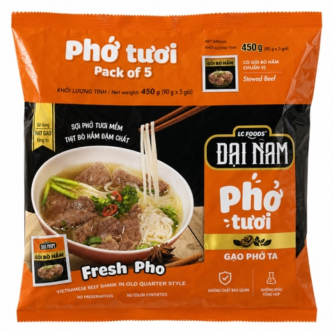 Phở Tươi Bắp Bò Kiểu Phố Cổ (90G*40 Gói)