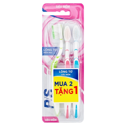 P/S Bàn Chải Đánh Răng Lông Tơ Mềm Mại (3 cây * 24 bộ)