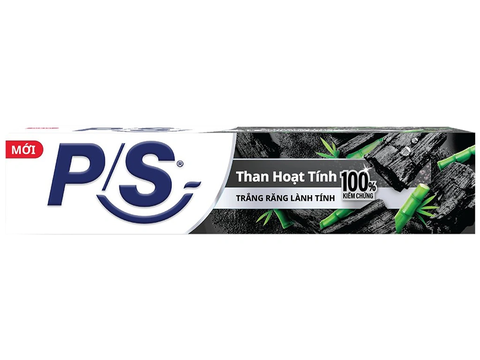 P/S Kem Đánh Răng Trắng Răng Than Hoạt Tính & Tre (180G*36 ống)