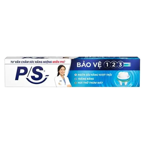 P/S Kem Đánh Răng Bảo Vệ 123 (180G * 36 Tuýp)