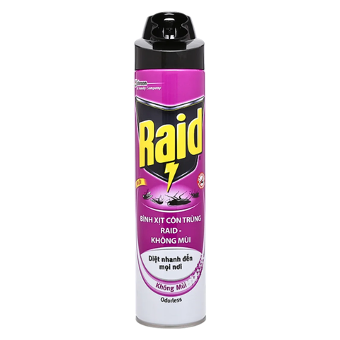 Raid - Xịt Côn Trùng Không Mùi (520Ml*12 chai)