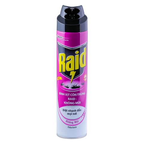 Raid - Xịt Côn Trùng Không Mùi (800Ml*24 chai)