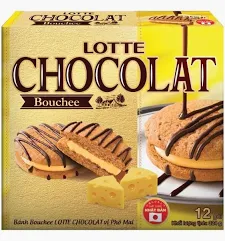 Bánh Lotte Chocolat Bouchee Vị Phô Mai 324g