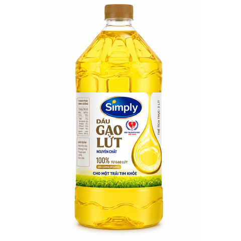 Dầu Gạo Lứt Simply (2L*6 Can)