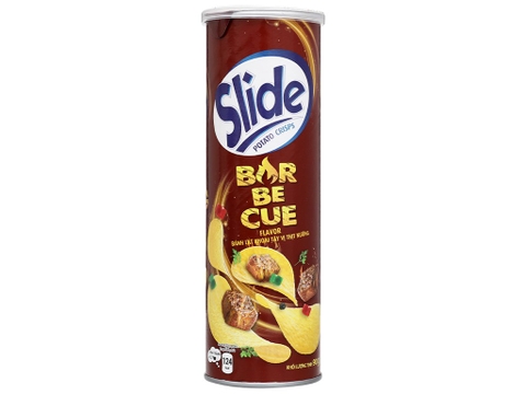 Slide Khoai Tây Lát Vị Thịt Nước Bbq (Barbecue) ( 90G*14 Lon)