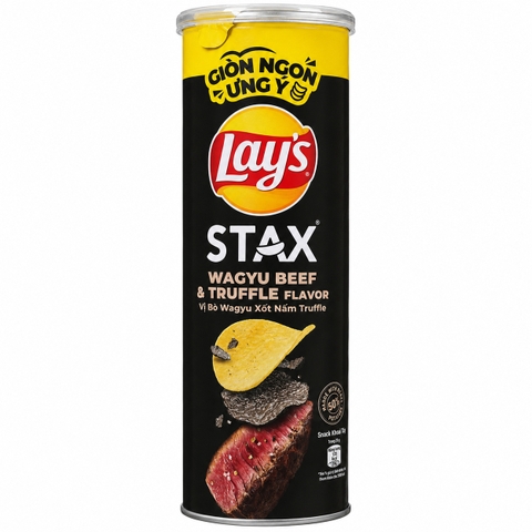 Snack Lay's Stax Bò Wagyu Truffle (90G * 16 Hộp)