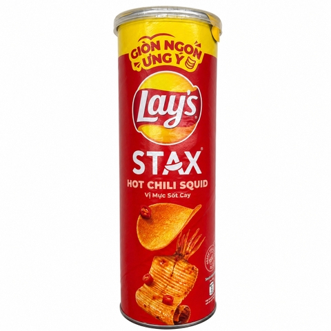 Snack Lay's Stax Mực Sốt Cay (90G * 16 Hộp)