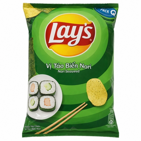 Snack Lay's Vị Tảo Biển Nori (53G * 100 Gói)