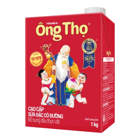 Sữa Đặc Có Đường Ông Thọ Đỏ (1Kg*12 hộp)