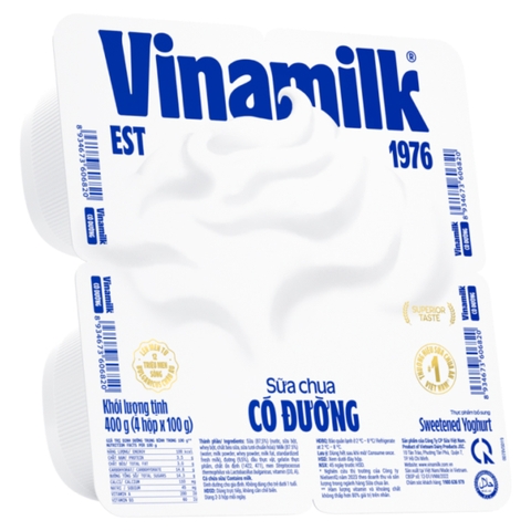 Sữa Chua Ăn Vinamilk Có Đường (100G * 48 Hộp)
