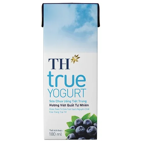 Sữa Chua Uống Tiệt Trùng Việt Quất TH True Yogurt (180ML*48 hộp)