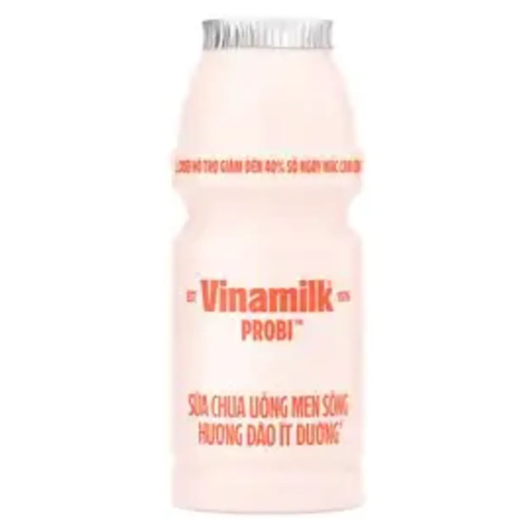 Sữa Chua Uống Vinamilk Probi Hương Đào (130ML*24 Chai)