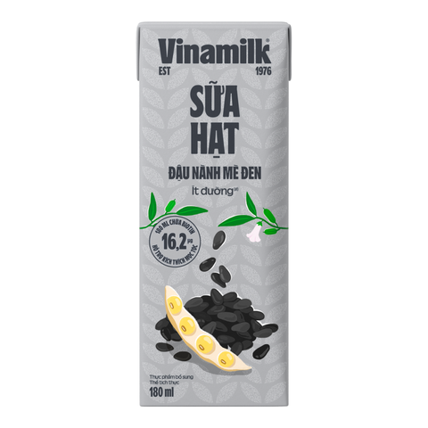 Sữa Hạt Đậu Nành Mè Đen Vinamilk Hộp (180Ml*48Hộp)