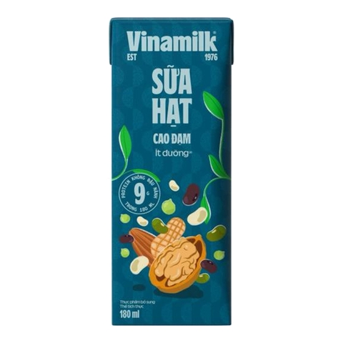 Sữa Hạt Cao Đạm Vinamilk (180Ml*24Hộp)