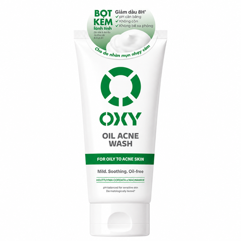 Sữa Rửa Mặt Cho Da Dầu Và Mụn (Oxy Oil Acne Wash) 100g