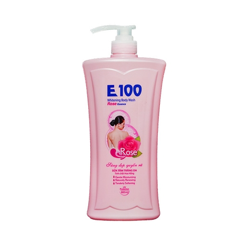Sữa Tắm E100 Hoa Hồng (1200Ml*8 chai)