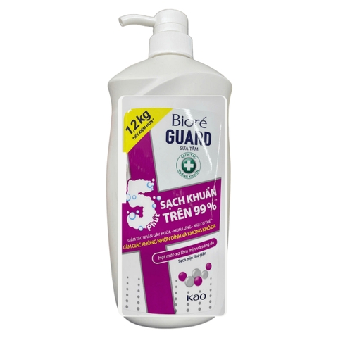 Sữa Tắm Kháng Khuẩn Sạch Mịn (1.2KG* 9 chai)
