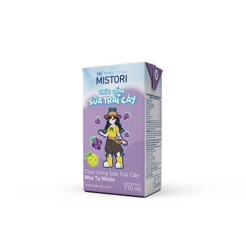 Sữa Trái Cây Nho Mistori (180ML*48 hộp)