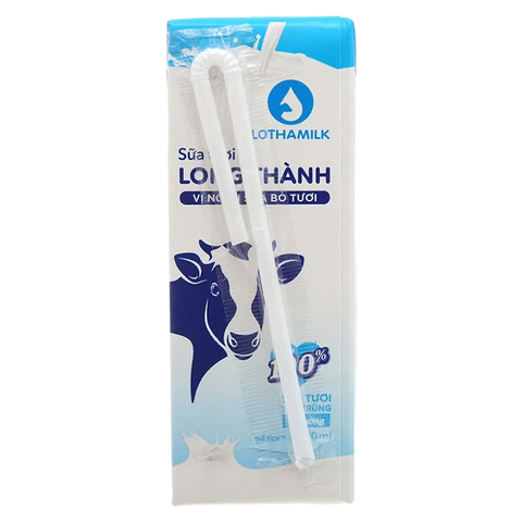 Sữa Uống Tiệt Trùng Lothamilk Ít Đường (180ML * 48 Hộp)