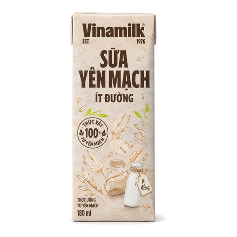 Sữa Yến Mạch Vinamilk Hộp 180Ml (180Ml*24Hộp)