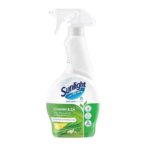 Sunlight Nước Lau Đa Năng Chanh & Sả (500ML * 12 Chai)