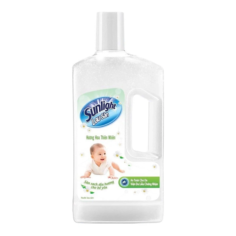 Sunlight Nước Lau Sàn Thiên Nhiên Trắng (1KG * 12 Chai)