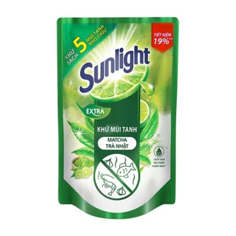 Sunlight Nước Rửa Chén Trà Xanh (720G * 18 Túi)