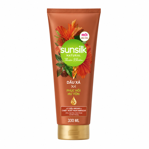 Sunsilk Dầu Xả Dưỡng Phục Hồi (Nâu) (330Ml*12 Tuýp)