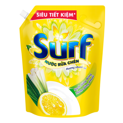 Surf Nước Giặt Hương Hoa Cỏ Huyền Bí Mẫu Đơn & Phong Lan (3.6KG * 4 Túi)