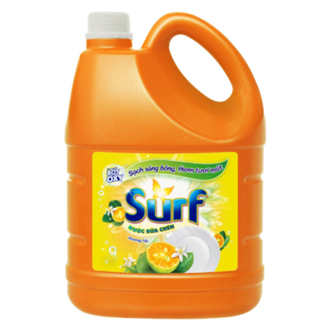 SURF Nước Rửa Chén Hương Tắc (3.5kg * 3 can)