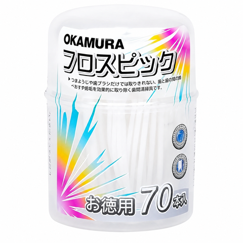 Tăm Chỉ Kẽ Răng Dp-Afp 70Rc Okamura (70 Cây * 24 Hộp)