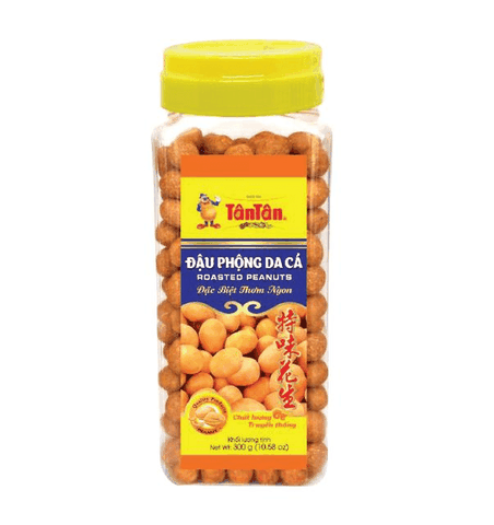 Tân Tân Đậu Phộng Da Cá (300G*24 Hũ)