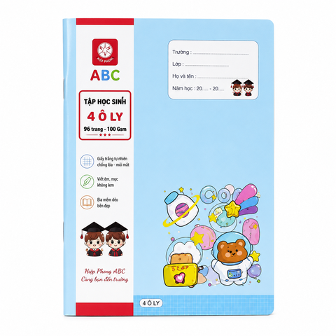 Tập Hiệp Phong ABC 4 Ô Ly 96 trang - 100 Gsm