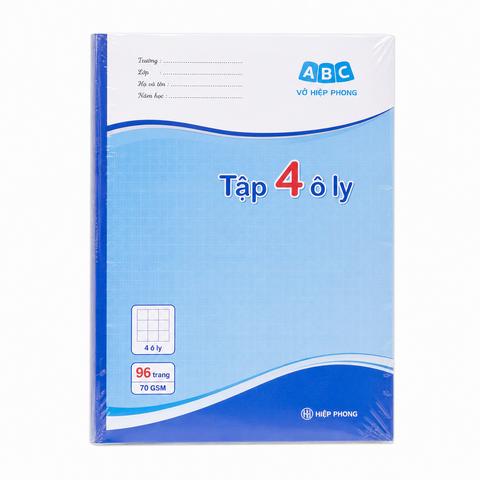 Tập Hiệp Phong ABC 4 Ô Ly 96 trang - 70 Gsm