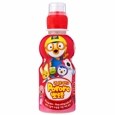 Nước Uống Pororo Hương Vị Dâu (235ML * 24 Chai)