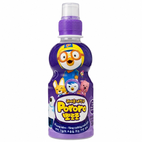 Nước Uống Pororo Hương Vị Việt Quất (235ML * 24 Chai)